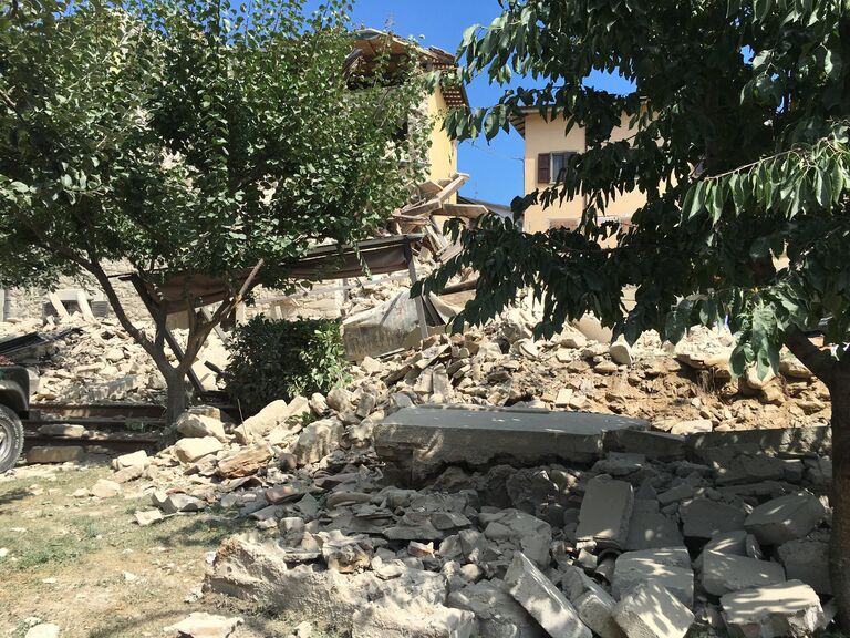 Последствия землетрясения в Италии