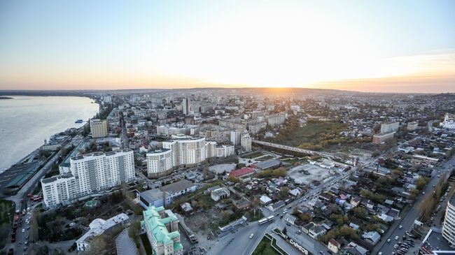 Вид на Саратов. Архивное фото