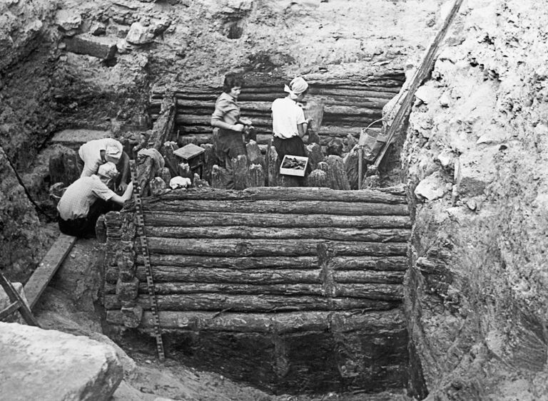 Археологические раскопки в Москве